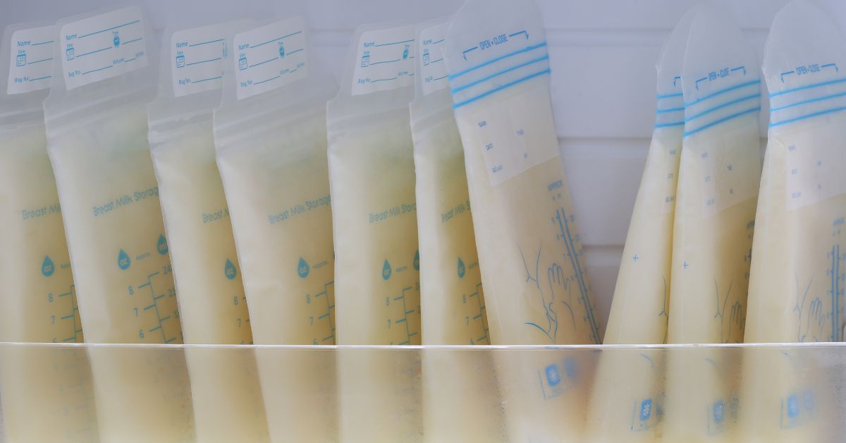 A freezer full of breast milk, breastfeeding laws and lactation policies at work